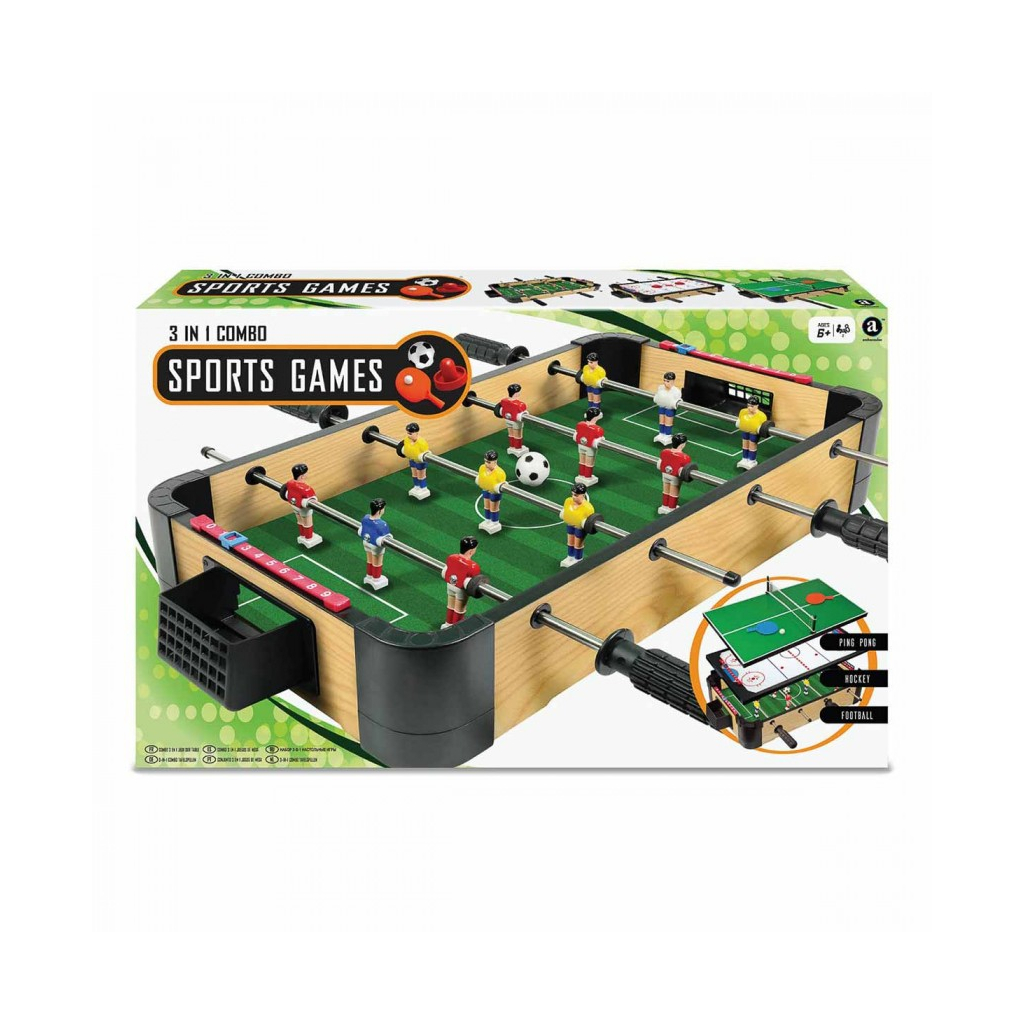 Настільна гра Merchant Ambassador 3 в 1 Sports Games 50 см (6336634) - фото 2 Настільна гра Merchant Ambassador 3 в 1 Sports Games 50 см (6336634) - фото 2