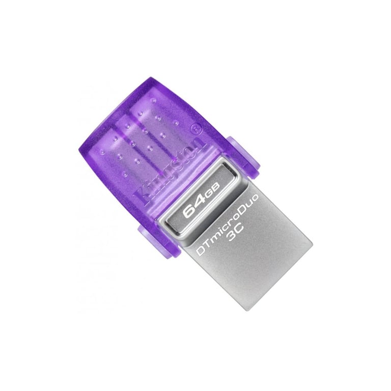 USB флеш накопичувач Kingston 64GB DataTraveler microDuo 3C USB 3.2/Type C (DTDUO3CG3/64GB) - фото 1