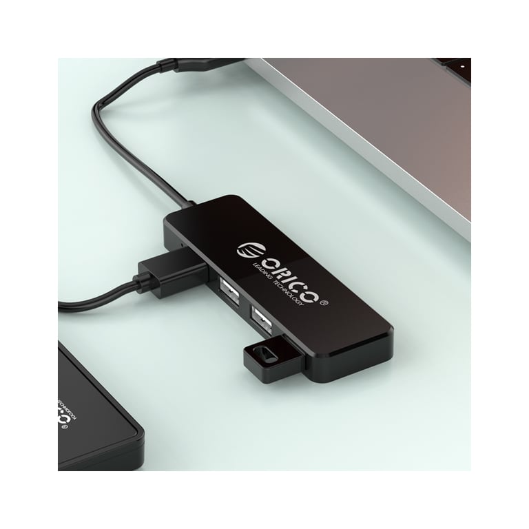 Концентратор Orico USB 2.0 4 port (FL01-BK-BP) (CA913237) - фото 2