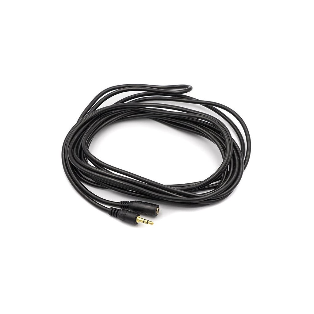 Кабель мультимедійний 3.5 mm M-F, 5m PowerPlant (CA910984) - фото 1