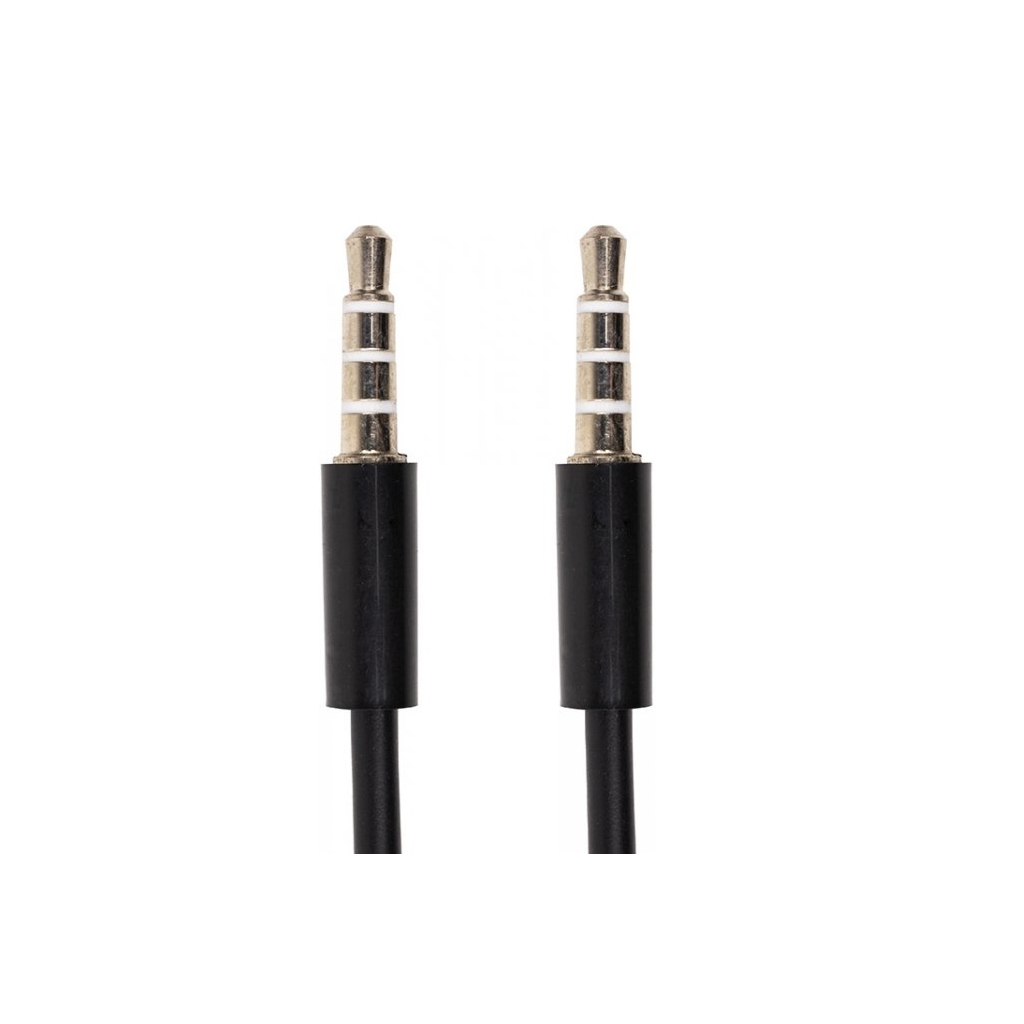 Кабель мультимедійний mini jack 3.5 mm 4 pin M-M, 1.2 m PowerPlant (CA913053) - головне фото