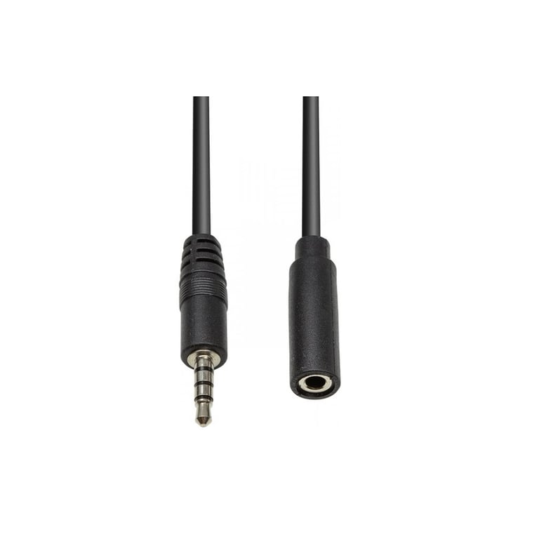 Кабель мультимедійний 3.5 mm (M) – 3.5 mm (F) 4С, 1 m PowerPlant (CA912841)