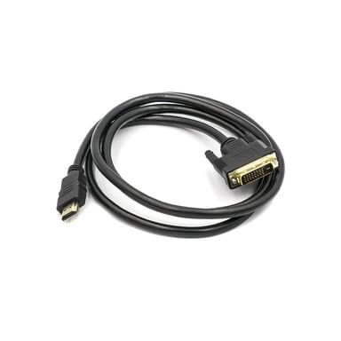 Кабель мультимедійний HDMI M to DVI M 1.5m PowerPlant (CA911127) - фото 1