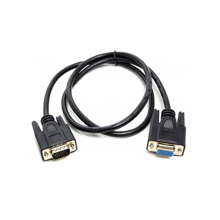 Кабель мультимедійний VGA M to VGA F 1.0m PowerPlant (CA911967)
