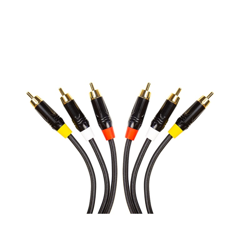 Кабель мультимедійний 3xRCA M to 3xRCA M 1.5m PowerPlant (CA911745) - фото 2