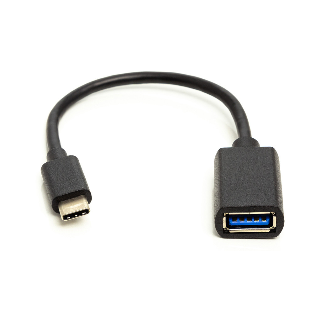 Дата кабель OTG USB 2.0 AF to USB-C 0.1m PowerPlant (CA911837) Дата кабель OTG USB 2.0 AF to USB-C 0.1m PowerPlant (CA911837)