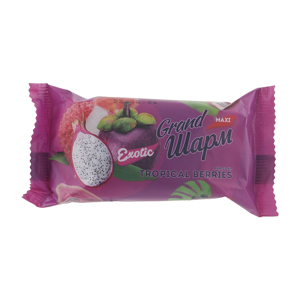 Тверде мило Grand Шарм Тропічні ягоди 125 г (4820195507216) - фото 1 Тверде мило Grand Шарм Тропічні ягоди 125 г (4820195507216) - фото 1
