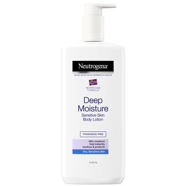 Лосьйон для тіла Neutrogena Глибоке зволоження для чутливої шкіри 400 мл (3574660527452) - фото 1