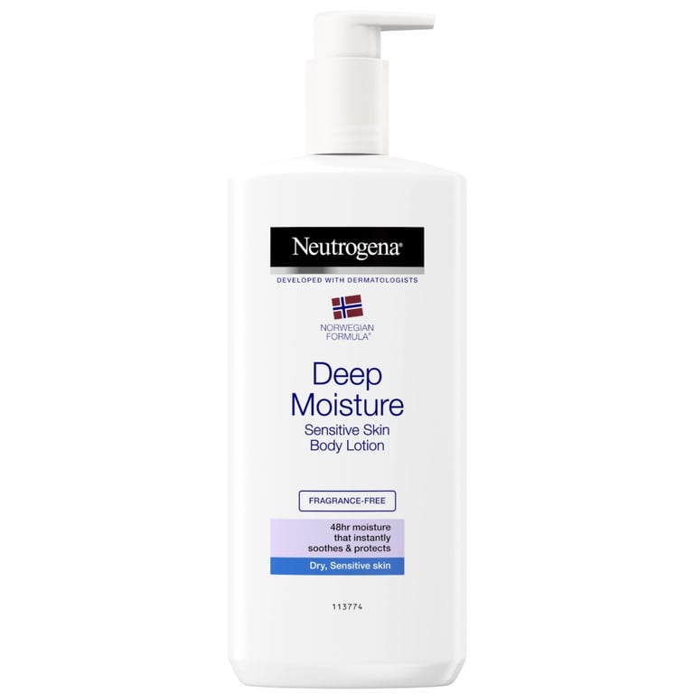 Лосьйон для тіла Neutrogena Глибоке зволоження для чутливої шкіри 400 мл (3574660527452) - фото 1