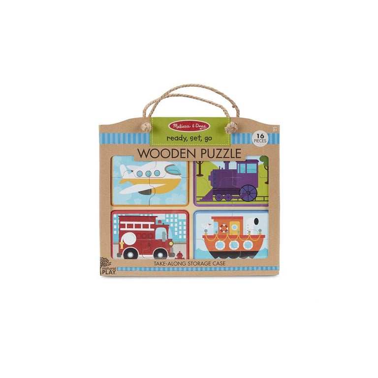 Пазл Melissa&Doug дерев'яні у футлярі "Транспортні засоби" (MD31361) - фото 2