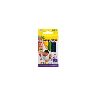 Олівці кольорові ZiBi Baby line mini jumbo 6 кольорів (ZB.2450) - фото 1