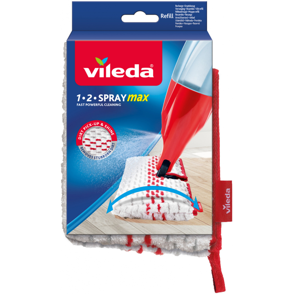 Насадка змінна для швабри Vileda 1.2 Spray Max (4023103199217) - фото 1 Насадка змінна для швабри Vileda 1.2 Spray Max (4023103199217) - фото 1