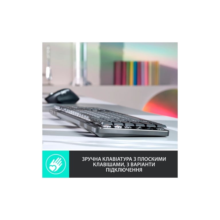 Клавіатура Logitech MX Mechanical Wireless Illuminated Performance Graphite (920-010757) - фото 3