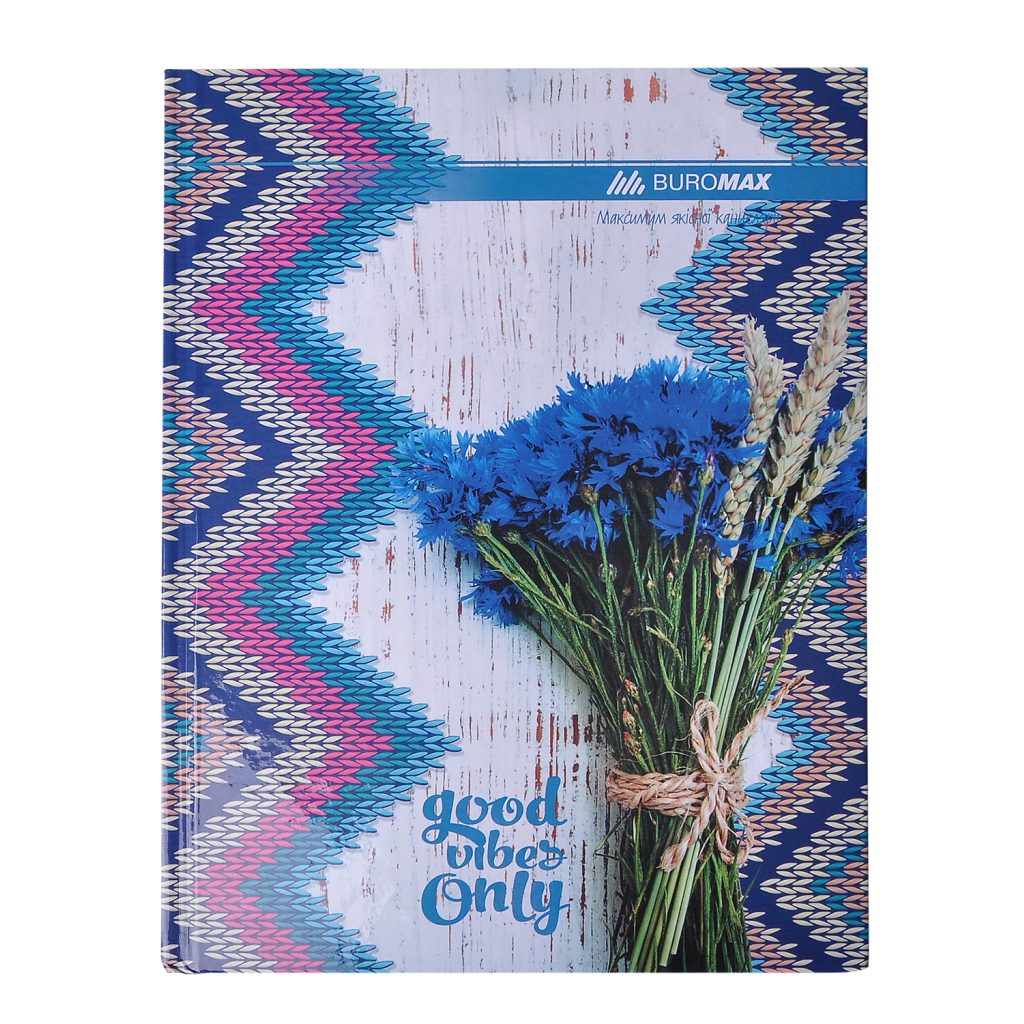 Канцелярська книга Buromax А4 ROMANTIC, 96 аркушів, клітинка, синя (BM.2400-302) Канцелярська книга Buromax А4 ROMANTIC, 96 аркушів, клітинка, синя (BM.2400-302)