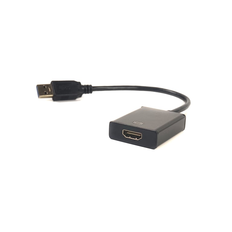 Перехідник USB 3.0 M to HDMI female PowerPlant (CA910373) - фото 1