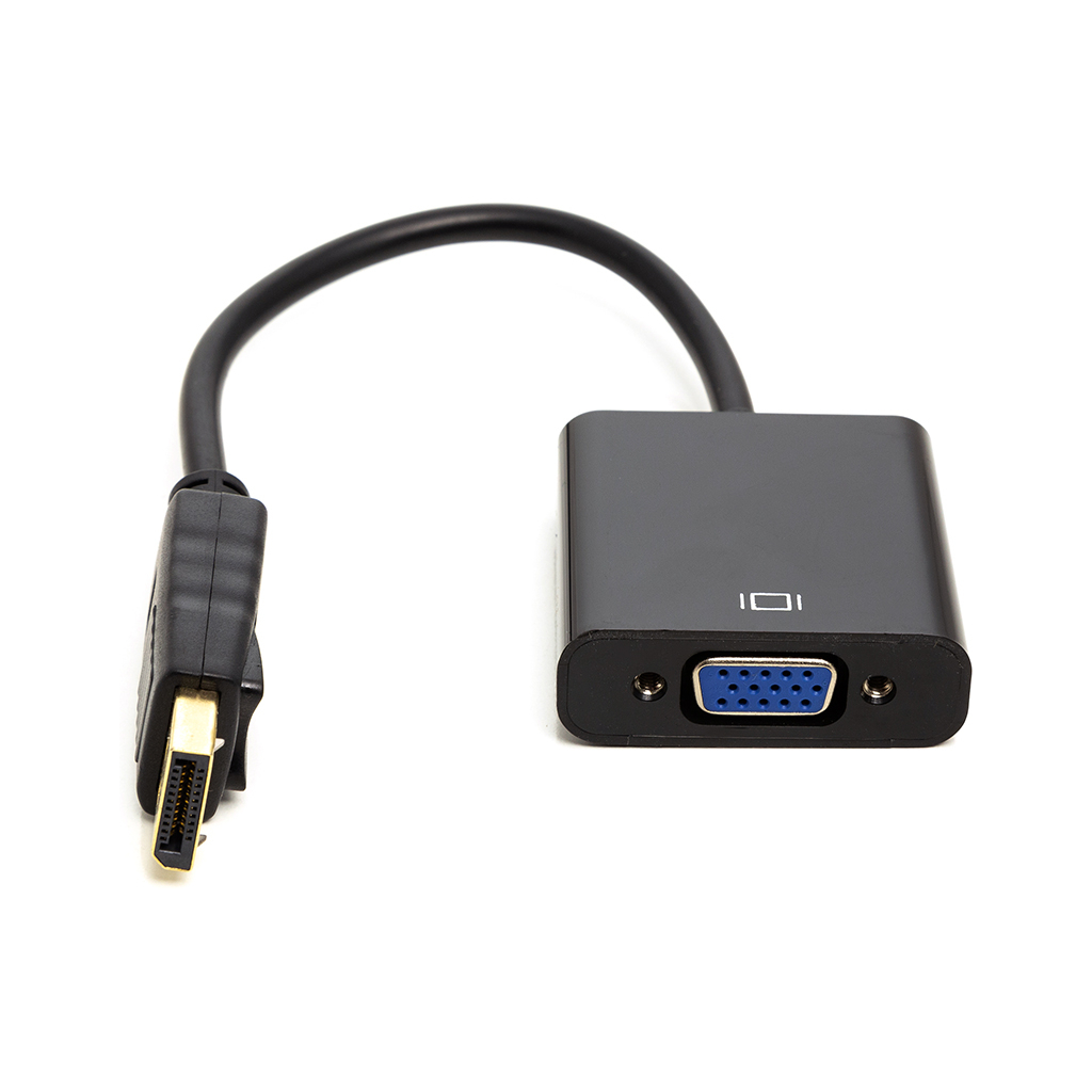 Перехідник DisplayPort (M) to VGA (F), 0.15m PowerPlant (CA911875) - фото 1