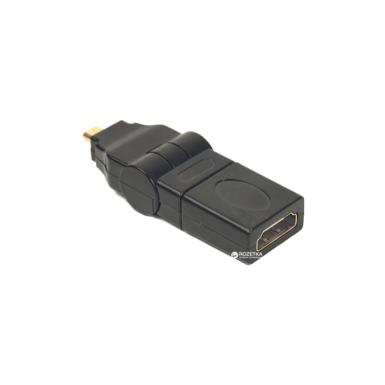 Перехідник HDMI AF to micro HDMI AM, 360 degree PowerPlant (CA910618) - фото 2