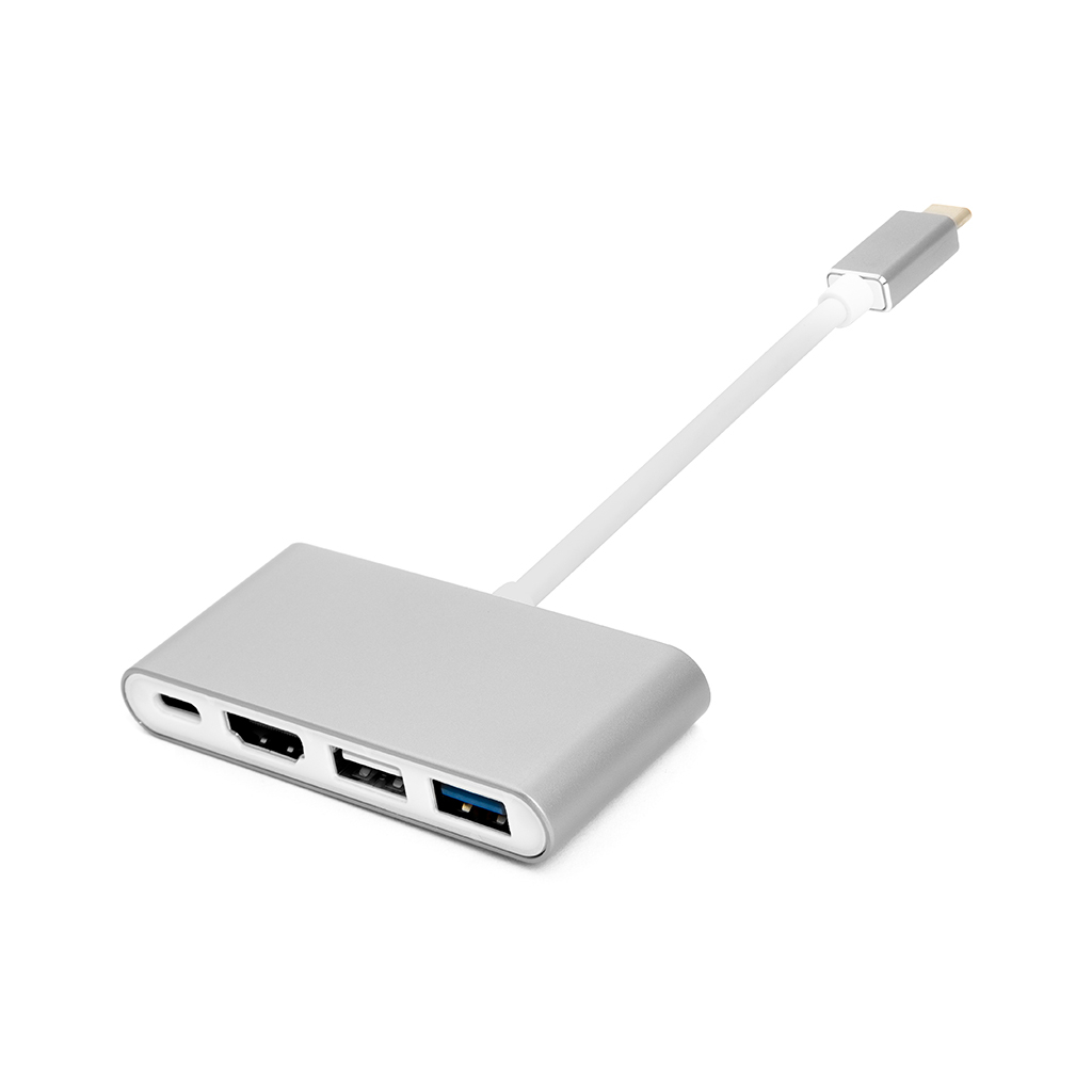 Перехідник Type-C (M) to 4*USB 2.0/3.0, HDMI, Type-C (F) PowerPlant (CA911707) Перехідник Type-C (M) to 4*USB 2.0/3.0, HDMI, Type-C (F) PowerPlant (CA911707)