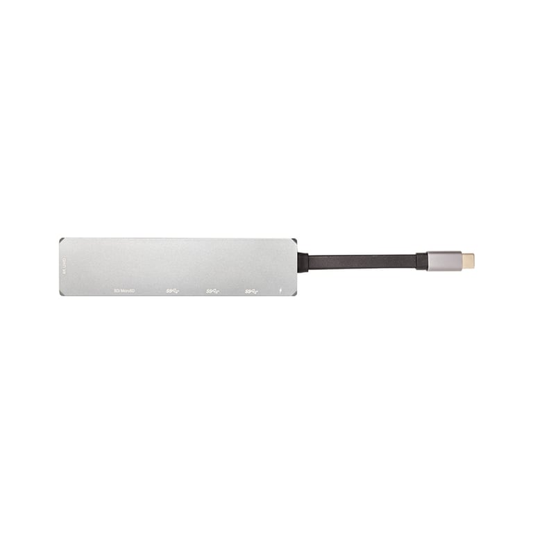 Концентратор USB 3.1 Type-C to USB Hub, HDMI, Card Reader (SD, micro SD) PowerPlant (CA912094) - фото 2