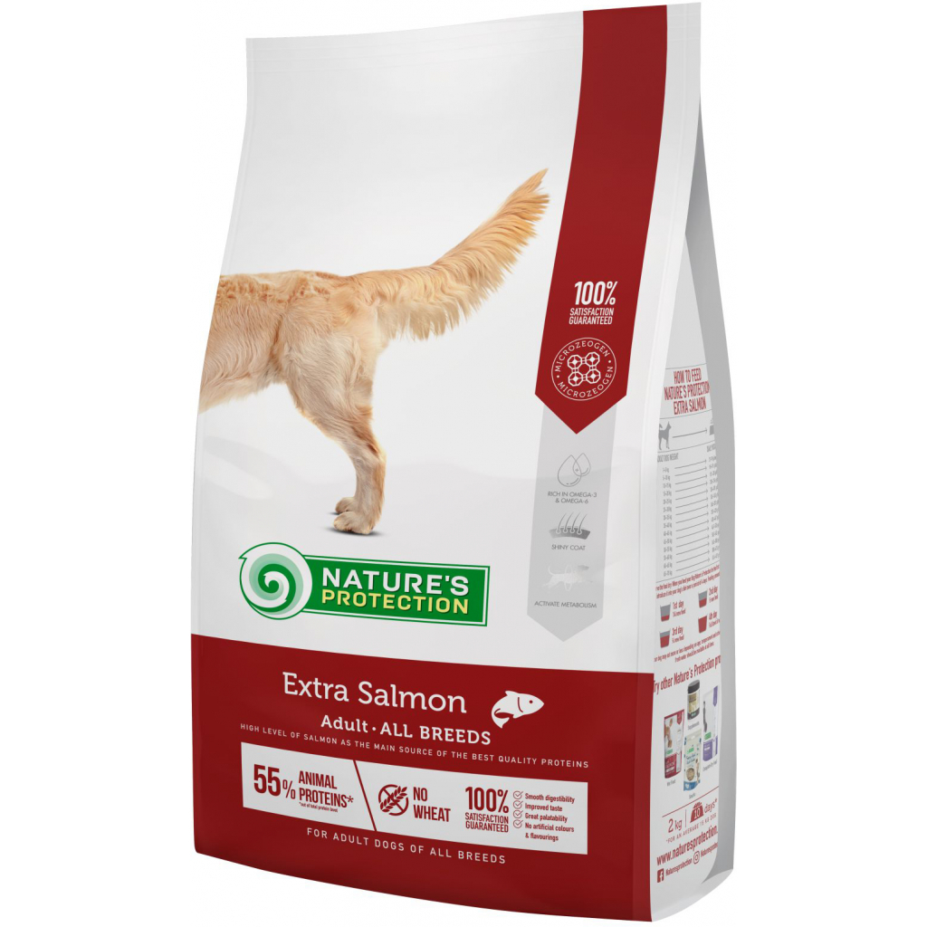 Сухий корм для собак Nature's Protection Extra Salmon Adult All breeds 12 кг (NPS45752) - фото 1