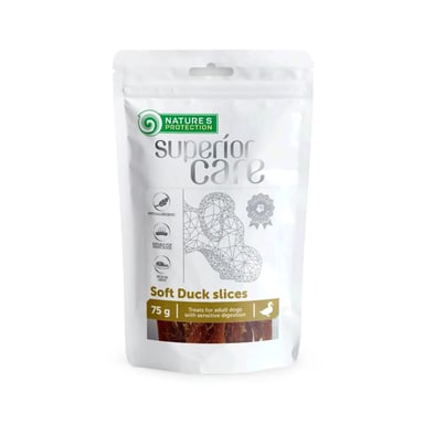 Ласощі для собак Nature%27s Protection смужки сушеної качки 75 г (SNK46122)