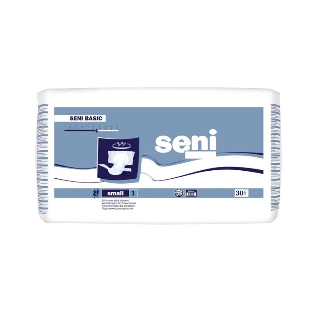 Підгузки для дорослих Seni Basic Small 30 шт (5900516693787) Підгузки для дорослих Seni Basic Small 30 шт (5900516693787)