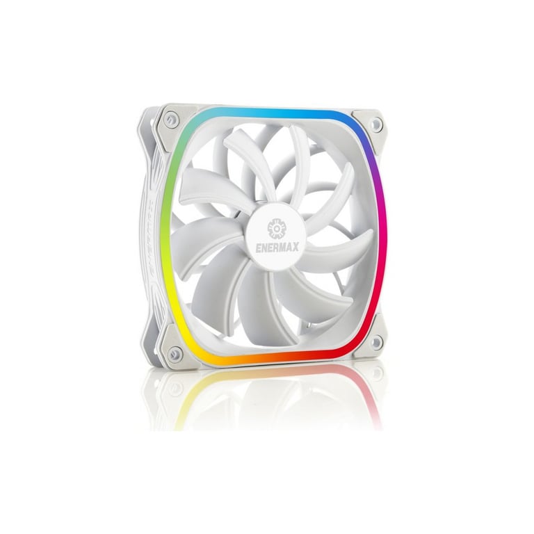 Кулер до корпусу Enermax SQUA RGB WHITE 3x 120 mm (3 PACK) (UCSQARGB12P-W-BP3) - фото 2