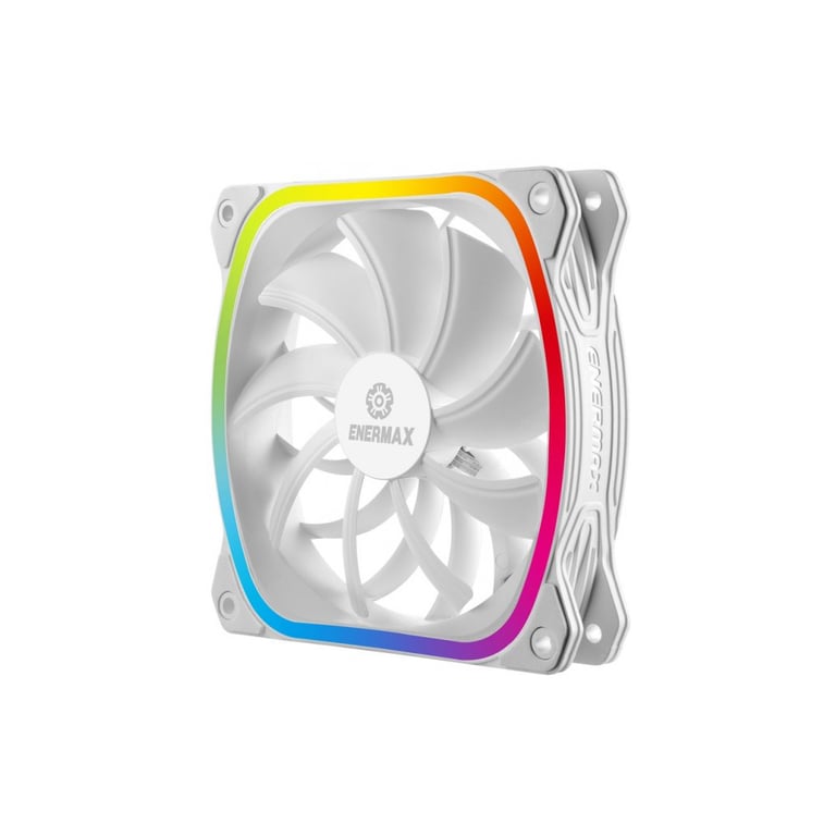Кулер до корпусу Enermax SQUA RGB WHITE 3x 120 mm (3 PACK) (UCSQARGB12P-W-BP3) - фото 4