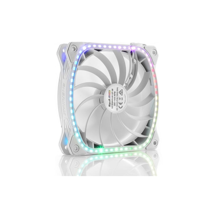 Кулер до корпусу Enermax SQUA RGB WHITE 3x 120 mm (3 PACK) (UCSQARGB12P-W-BP3) - фото 5