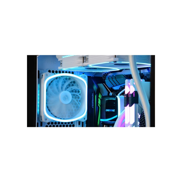 Кулер до корпусу Enermax SQUA RGB WHITE 3x 120 mm (3 PACK) (UCSQARGB12P-W-BP3) - фото 7