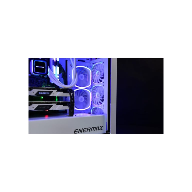 Кулер до корпусу Enermax SQUA RGB WHITE 3x 120 mm (3 PACK) (UCSQARGB12P-W-BP3) - фото 8