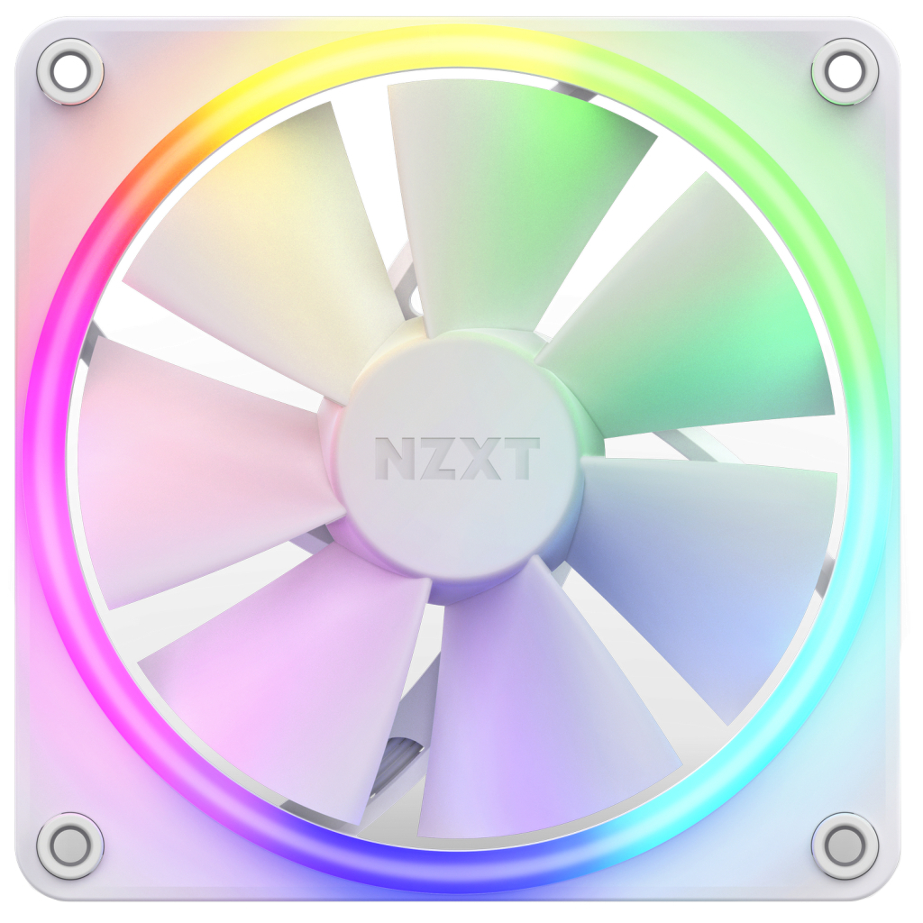 Кулер до корпусу NZXT F120RGB Single (White) (RF-R12SF-W1) - фото 1 Кулер до корпусу NZXT F120RGB Single (White) (RF-R12SF-W1) - фото 1