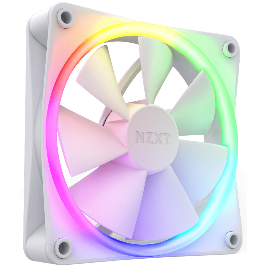 Кулер до корпусу NZXT F120RGB Single (White) (RF-R12SF-W1) - фото 2 Кулер до корпусу NZXT F120RGB Single (White) (RF-R12SF-W1) - фото 2