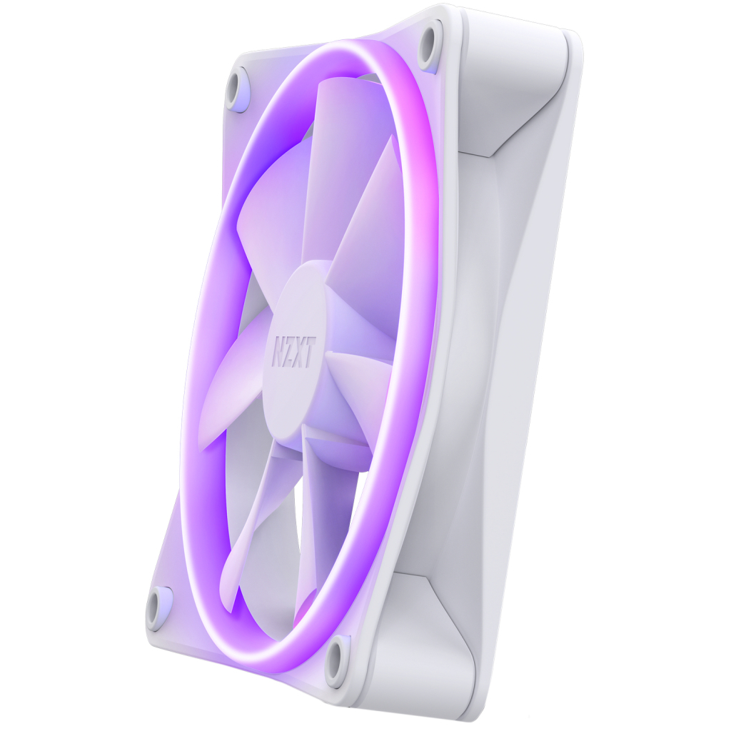 Кулер до корпусу NZXT F120RGB Single (White) (RF-R12SF-W1) - фото 3 Кулер до корпусу NZXT F120RGB Single (White) (RF-R12SF-W1) - фото 3