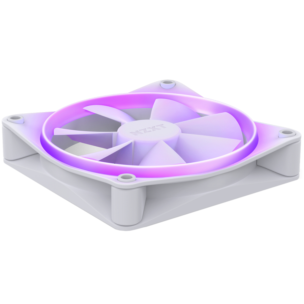 Кулер до корпусу NZXT F120RGB Single (White) (RF-R12SF-W1) - фото 5 Кулер до корпусу NZXT F120RGB Single (White) (RF-R12SF-W1) - фото 5
