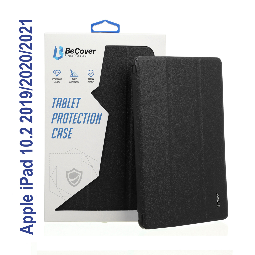 Чохол до планшета BeCover Soft Edge Pencil mount Apple iPad 10.2 2019/2020/2021 Black (706810) - фото 1