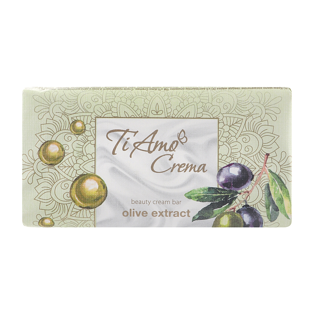 Тверде мило Ti Amo Crema з екстрактом оливки 125 г (4820195507520) Тверде мило Ti Amo Crema з екстрактом оливки 125 г (4820195507520)