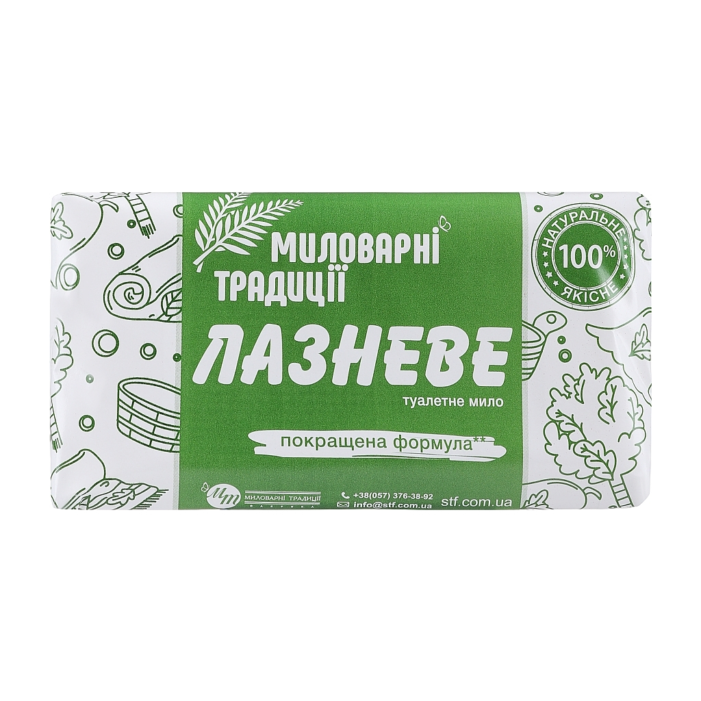 Тверде мило Миловарні традиції Банне 180 г (4820195500910) Тверде мило Миловарні традиції Банне 180 г (4820195500910)