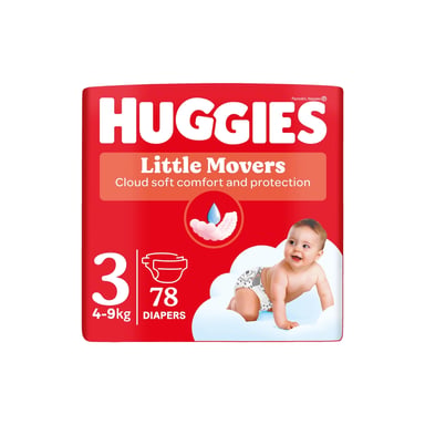 Підгузки Huggies Ultra Comfort 3 (4-9 кг) Mega 78 шт (5029053548760) - фото 1