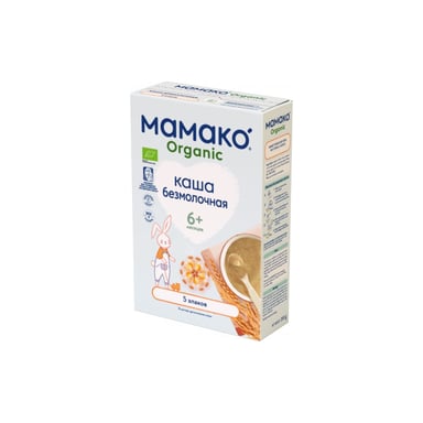 Дитяча каша MAMAKO Organic 5 злаків 200 г (8437022039312) - фото 1