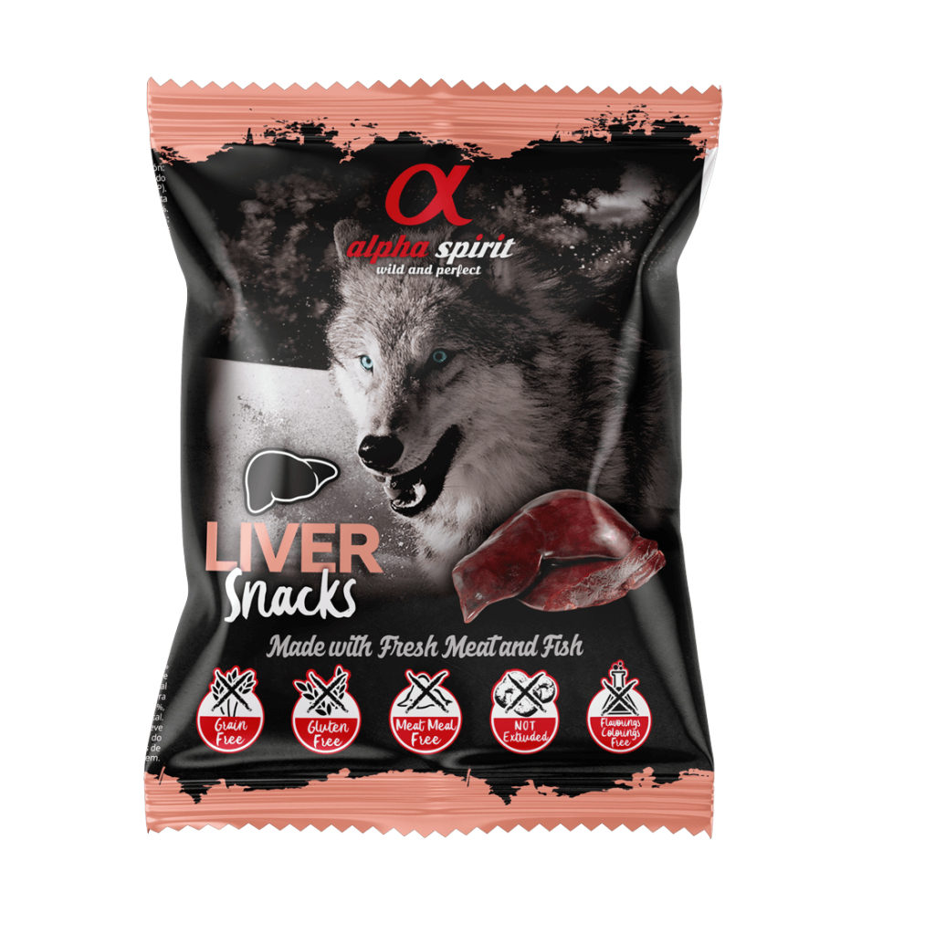 Ласощі для собак Alpha Spirit DOG Snacks Liver напіввологі з печінки, кубики 50 г (8436586310035) - фото 1 Ласощі для собак Alpha Spirit DOG Snacks Liver напіввологі з печінки, кубики 50 г (8436586310035) - фото 1