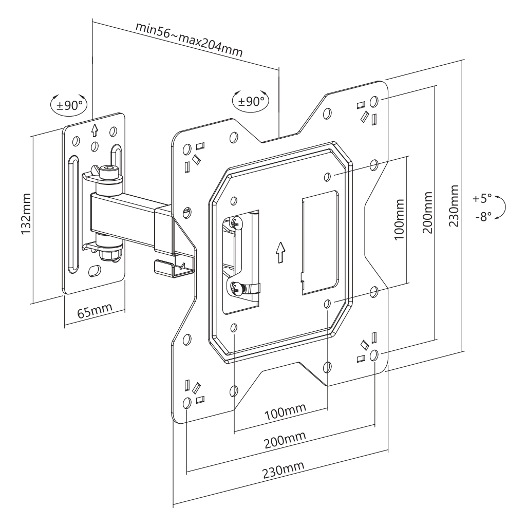 Кронштейн ITech LCD522B - фото 3 Кронштейн ITech LCD522B - фото 3