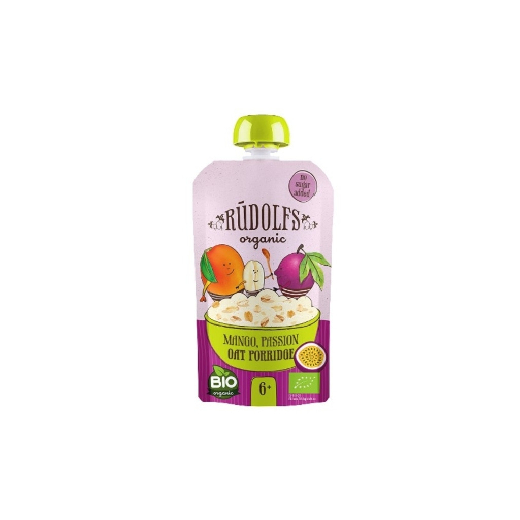 Дитяча каша Rudolfs молочна вівсяна Pouch Манго та маракуя, 110 г (4751017941812) - фото 1 Дитяча каша Rudolfs молочна вівсяна Pouch Манго та маракуя, 110 г (4751017941812) - фото 1