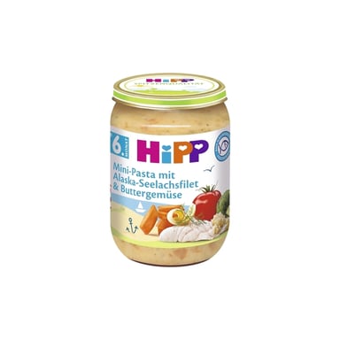 Дитяче пюре HiPP Овочі з морською рибою, 190 г (4062300261563) - фото 1