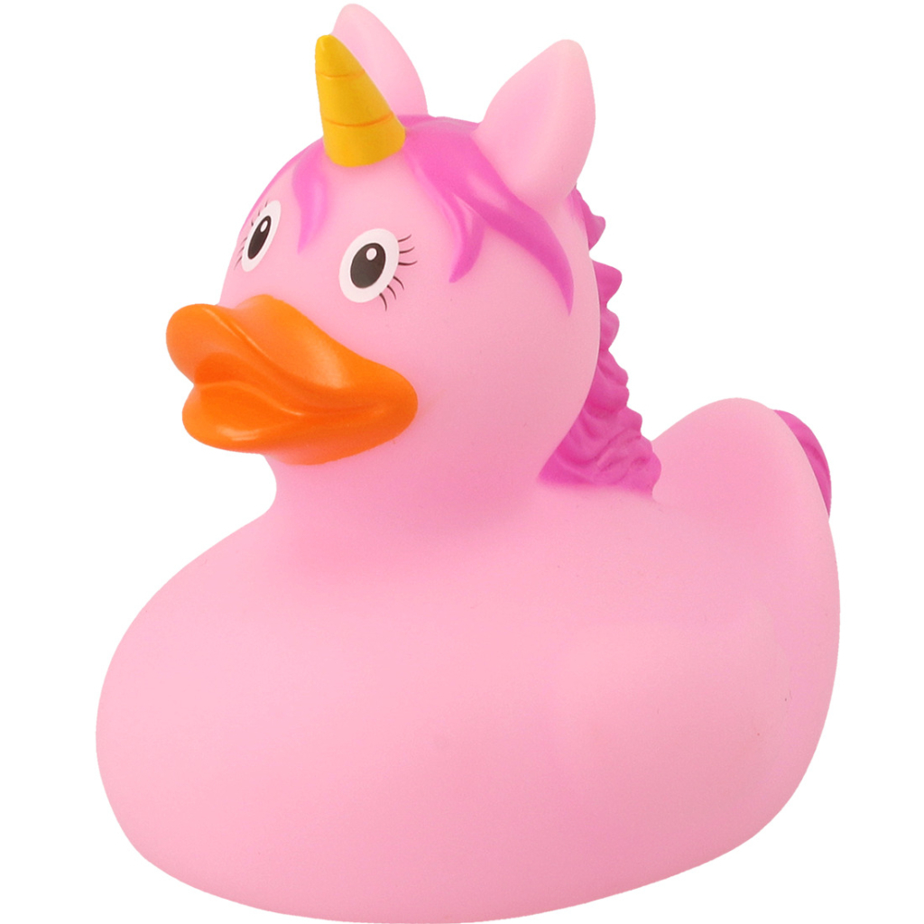 Іграшка для ванної Funny Ducks Качка Єдиноріг рожевий (L2042) - фото 1