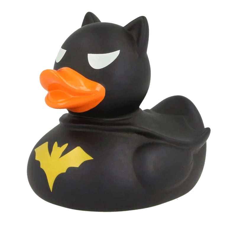 Іграшка для ванної Funny Ducks Качка Летюча Миша чорна (L1889) - фото 1