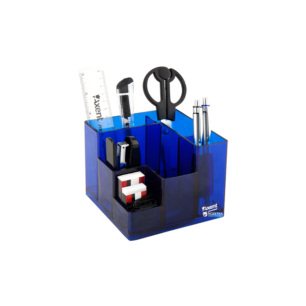 Настільний набір Axent Cube, синій (2106-02-A) - фото 1