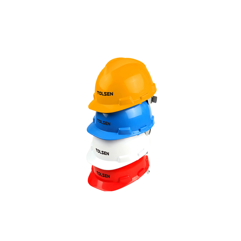 Каска захисна Tolsen промислова Біла (45191) - фото 1 Каска захисна Tolsen промислова Біла (45191) - фото 1