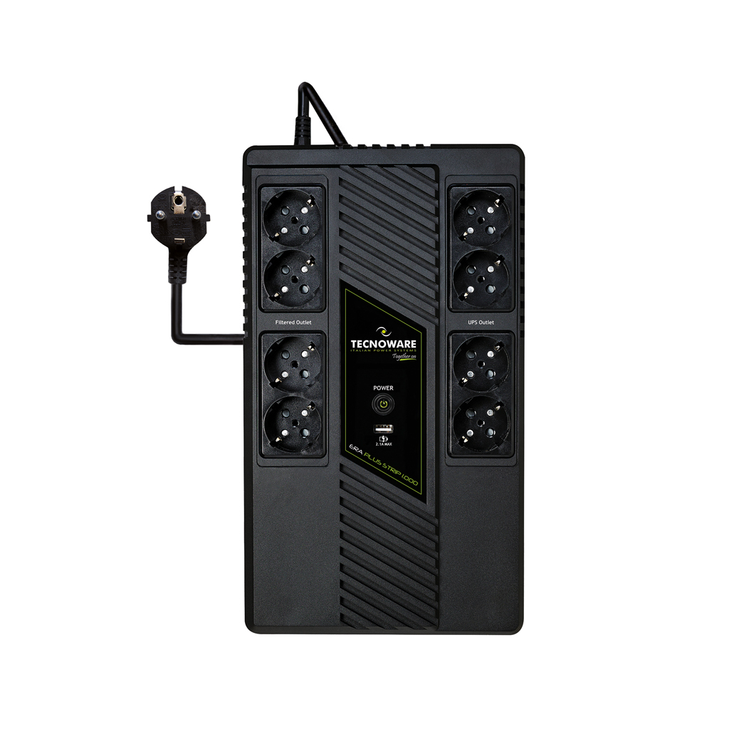 Пристрій безперебійного живлення TECNOWARE ERA PLUS STRIP 1000 TOGETHER ON (FGCERAPLS1002SCH) - фото 2 Пристрій безперебійного живлення TECNOWARE ERA PLUS STRIP 1000 TOGETHER ON (FGCERAPLS1002SCH) - фото 2