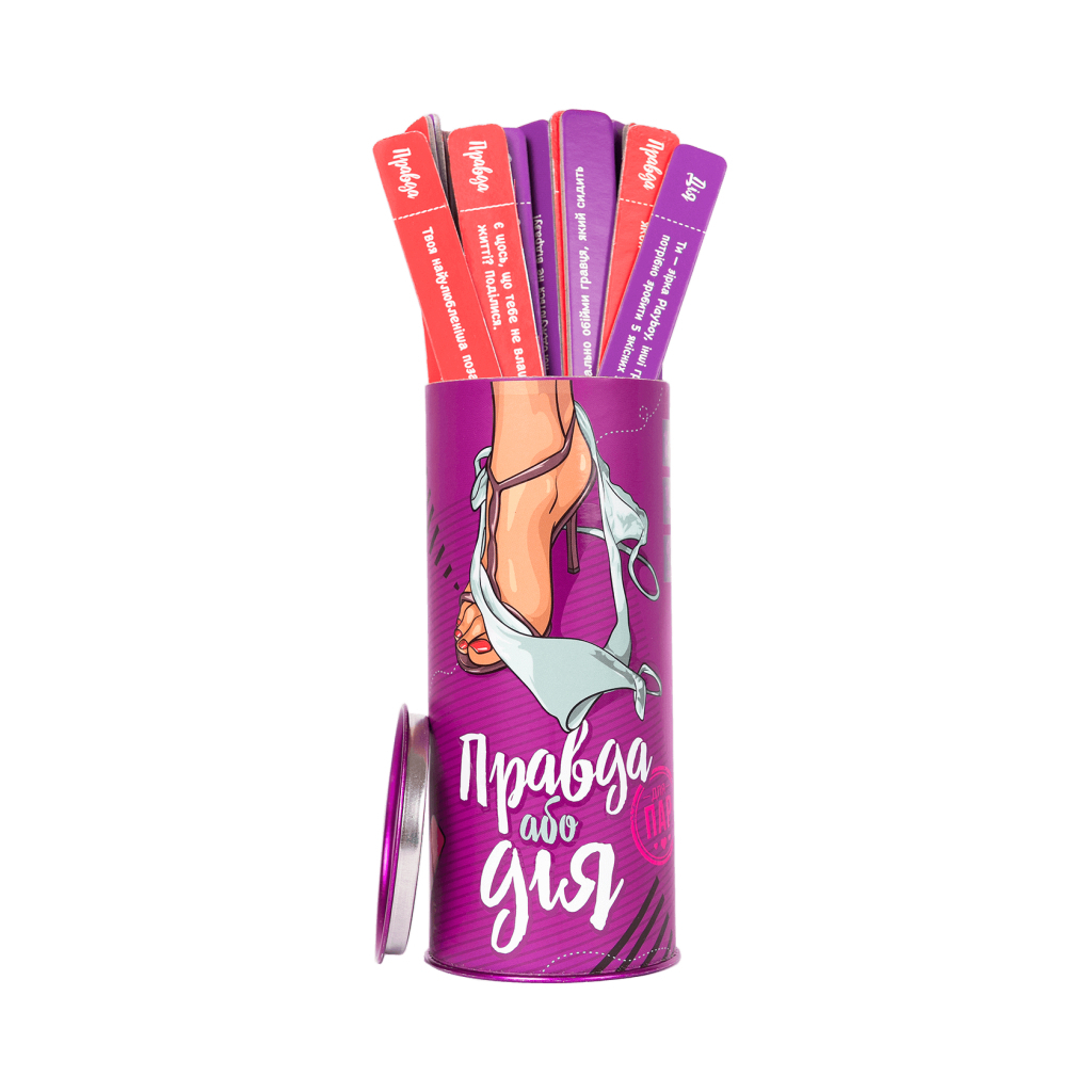 Настільна гра 18+ Fun Games Shop Правда або Дія: для Пар, українська (FGS18) - фото 1 Настільна гра 18+ Fun Games Shop Правда або Дія: для Пар, українська (FGS18) - фото 1